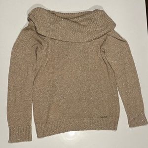 Michael Kors Gold shimmer Sweater - long sleeve medium